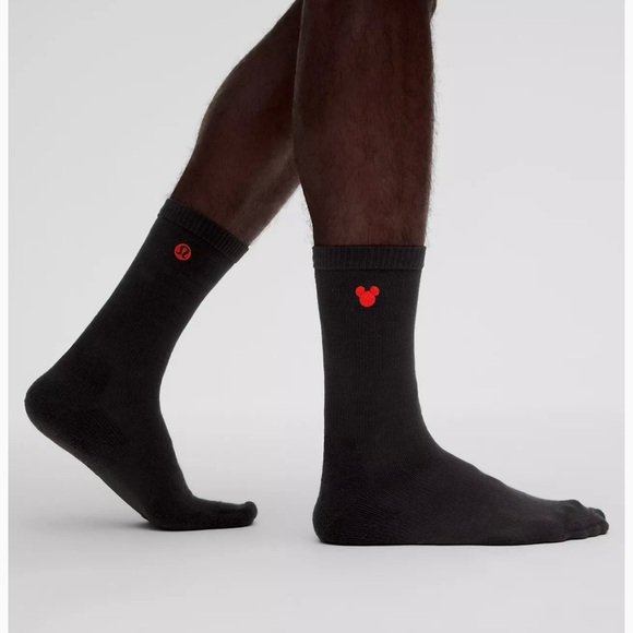Disney x lululemon Men's Daily Stride Comfort Crew Socks 3 Pack NWT - Picture 3 of 7